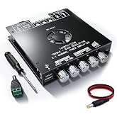Bluetooth 5.1 Amplifier Board, 160W&times;2+220W 2.1 Channel Subwoofer Amp | Treble Bass Control,BT USB and AUX Inputs,Mini HiFi Stereo,Home DIY Speakers &amp; Car Audio Upgrade