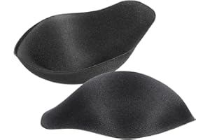 VANZACK 2Pcs Swimwear Bulge Pouch Pads Black Polyester 3D Swimming Trunk Inserts Underwear Pad for Enhanced Shape and Comfort