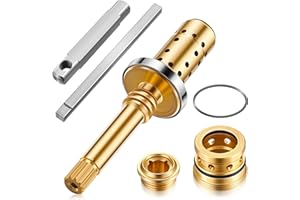 Enhon Valve Rebuild Kit Replacement for REB-VALVE, Compatible with Symmons Temptrol Valve, TA-10 Spindle Assembly, TA-4 Hot and Cold Seats, T-11 Cap Gasket, T-35A/B Seat Removal Tools (1 Pack)