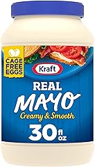 Kraft Real Mayo Creamy & Smooth Mayonnaise, for a Keto and Low Carb Lifestyle, 30 fl oz Jar