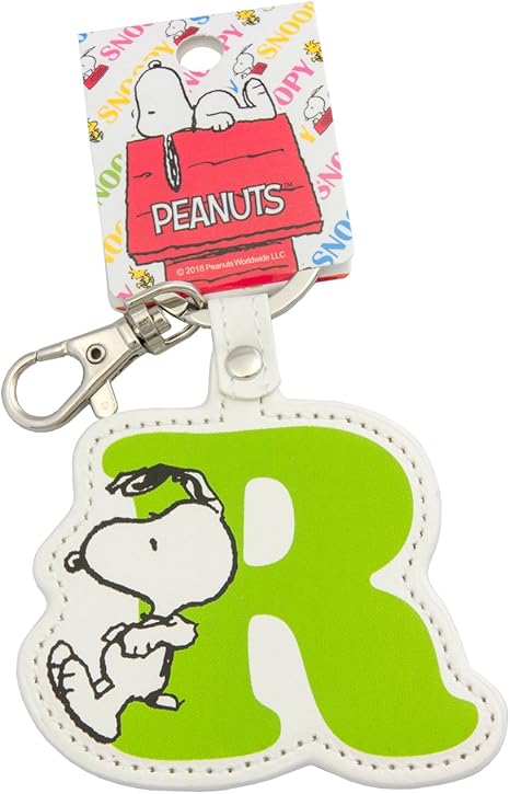 Amazon Co Jp Peanuts スヌーピー イニシャル キーホルダー アルファベット R Chpu 37 ホーム キッチン