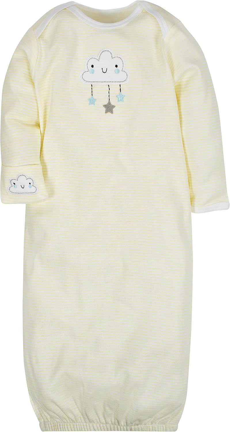 Gerber Baby Girls' 4 Pack Gowns: Clothing