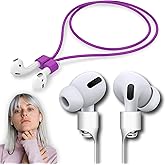 cobcobb Ultra Strong Magnetic Airpod Pro Strap Anti-Lost Cord Sports Lanyard Compatible with Airpods 3rd 2nd Generation Pro 3 2 1 (Purple)