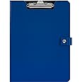 Merangue Portfolio Polyfoam Clipboard with Bulldog Clip, 9.5 x 12 Inches, Letter Size, Blue