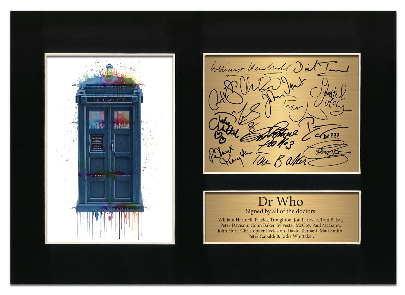 Generic Doctor Who Signed A4 Printed Autograph Photo Reproduction Print Picture Display No143