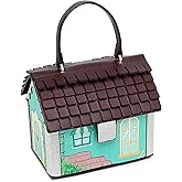 Lyuxhetaokdiq Women PU Leather Unique Novelty Weird Shaped Crossbody Shoulder Bag Handbag Purse