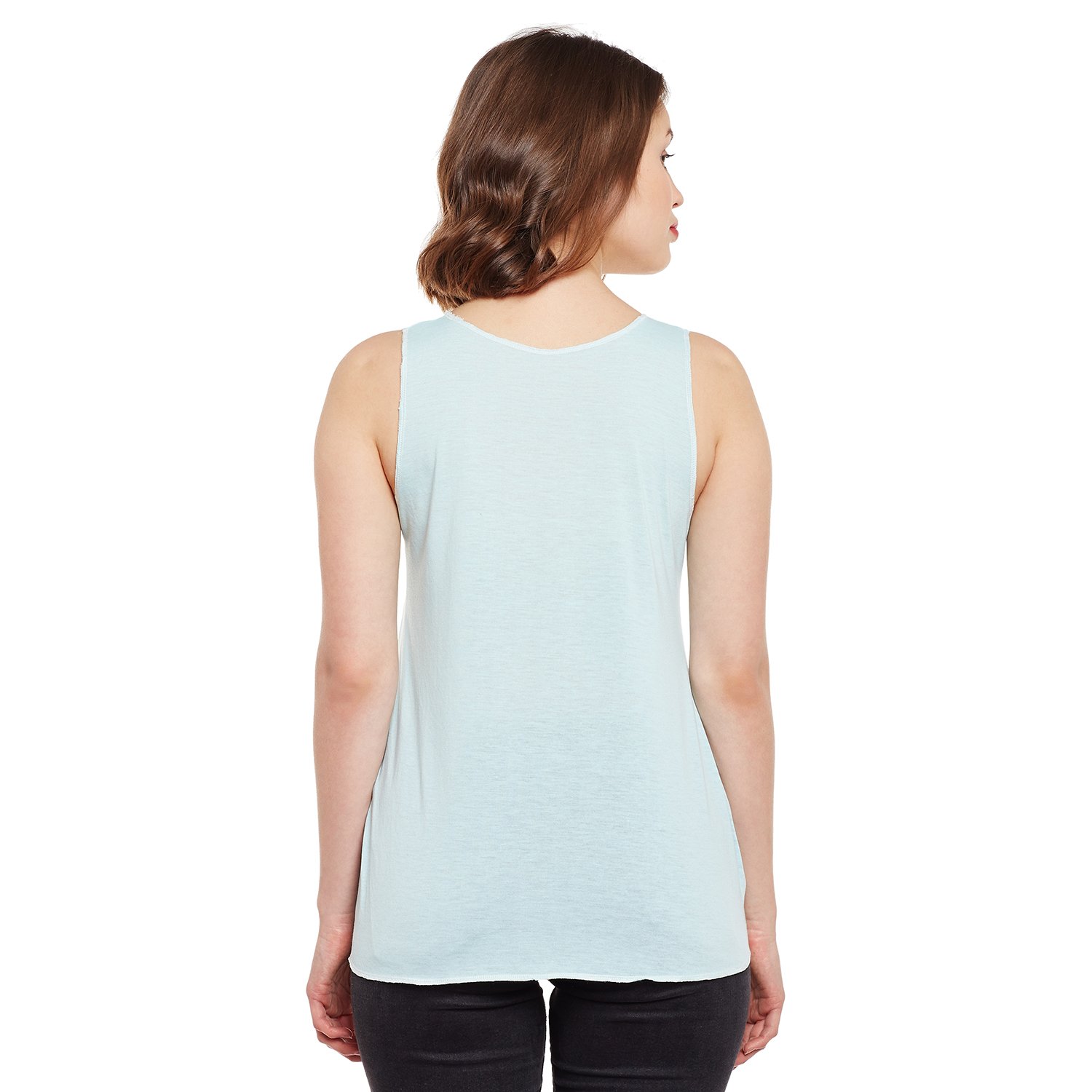 vimal pink,green tank tops for women(pack of 2)