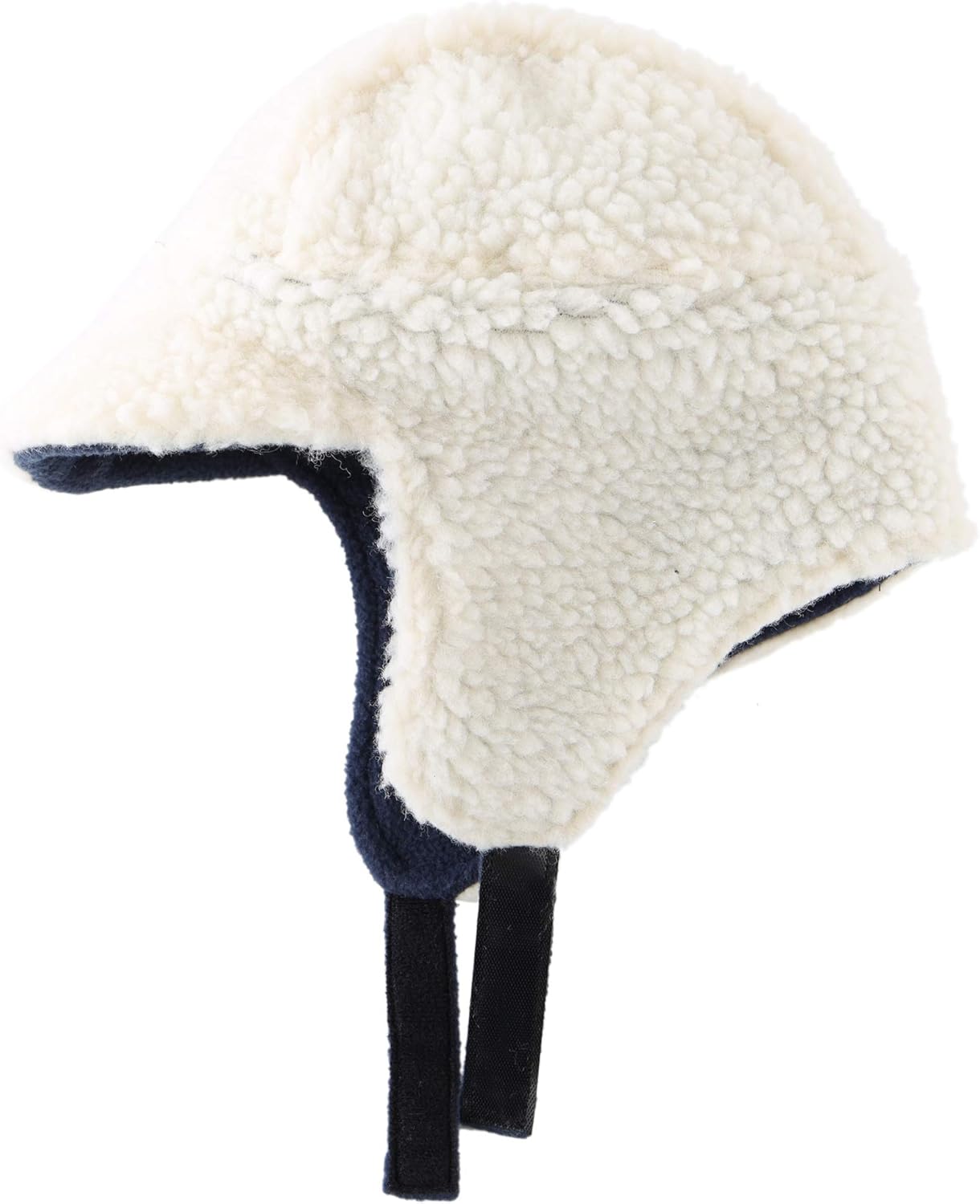 Connectyle Kids Winter Hat with Ear Flap Cap Fleece Visor Hat Outdoor Windproof Hat for Toddler Boy Navy: Clothing