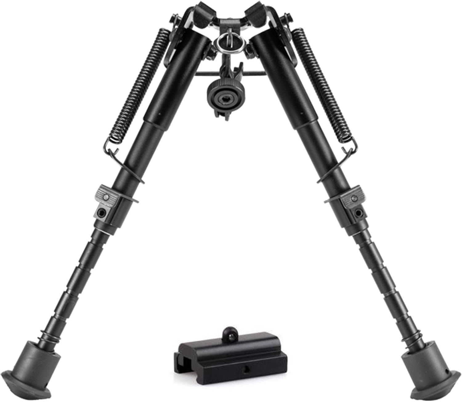 Pinty Adjustable Universal Rifle Bipod with Swivel Stud Rail Mount