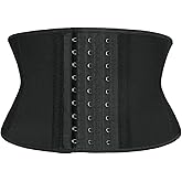Atbuty Super Short Torso Waist Trainers Cincher Corset Tummy Shaper Slimming Latex Girdle