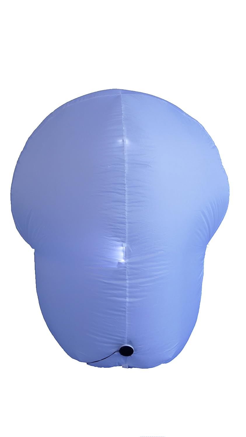 BZB Goods 4 Foot Halloween Inflatable Colorful Sugar Skull Decoration