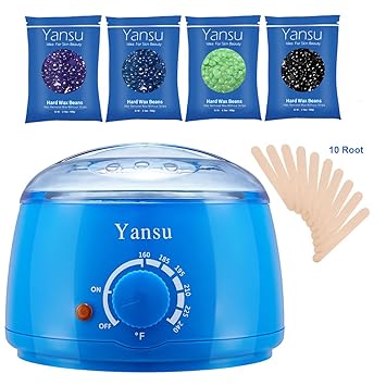 Buy Blue Yansu Waxing Hair Removal Electric Hot Wax Warmer