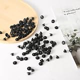 PEUTIER 60pcs Black Silicone Pegboard Hook Locks Stoppers for 1/4 Inch Hooks view 3