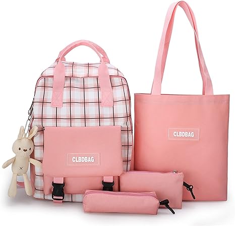 Amazon Co Jp リュックサック レッスンバッグ 可愛い 人気 修学旅行 バッグ 女の子 子供 バックパック 通学 大容量 通園 新学期 誕生日 お祝い プレゼント フォーピーススーツ Color ピンク ホーム キッチン Amazon Co Jp リュックサック レッスンバッグ 可愛い 人気 修学旅行 バッグ 女の子 子供 バックパック 通学 大容量 通園 新学期 誕生日 お祝い プレゼント フォーピーススーツ Color ピンク ホーム キッチン