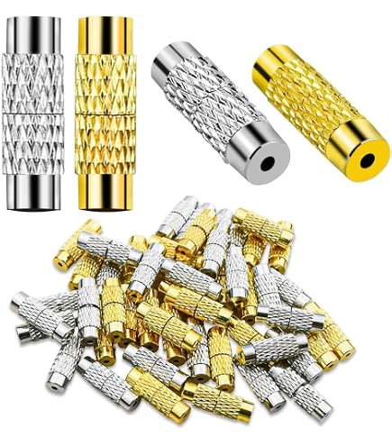 Lot Of 10 Plastic Screw Clasps For Jewelry Making