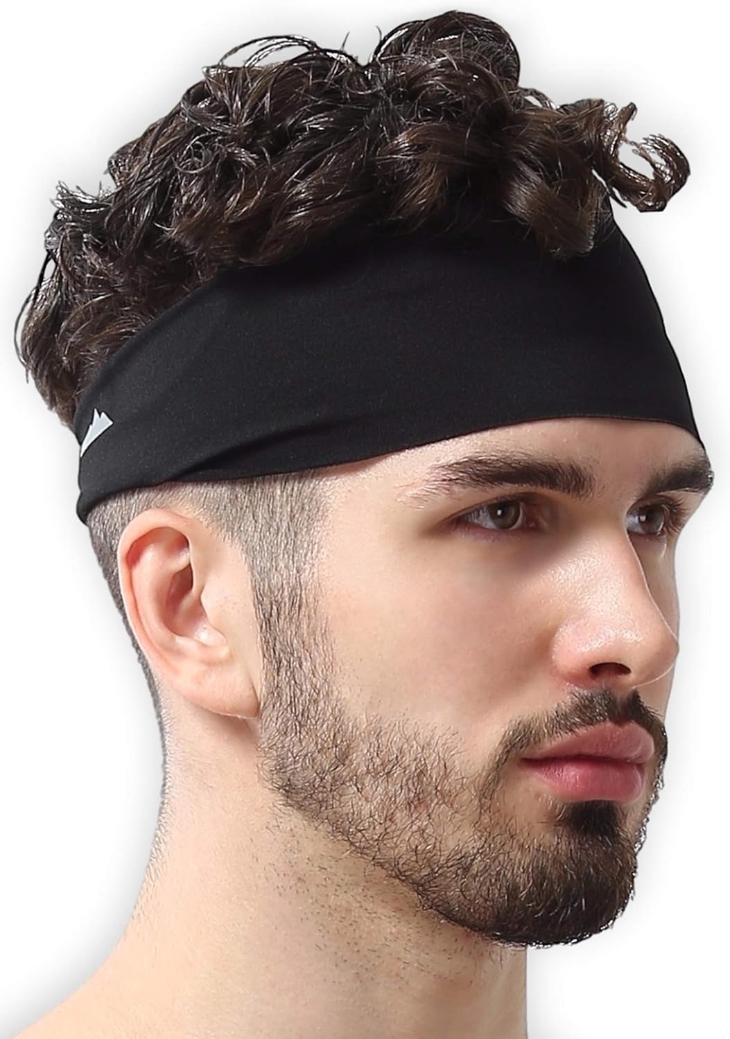 Mens Headband - Sports Running Sweat Head Bands - Athletic Sweatbands Hair Band for Workout, Basketball, Exercise, Gym, Cycling, Football, Tennis, Yoga - Performance Stretch Moisture Wicking Hairband: Clothing