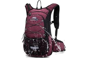 MUBASEL GEAR 15L Insulated Hydration Backpack Pack with 2L Water Bladder Lightweight Hiking Backpack Bag for Women Men Daypack for Hiking Running Festival Camping Biking