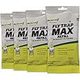 RESCUE! Fly Trap Max Refill – Large Reusable Outdoor Fly Trap (Refill Only) - 4 Pack