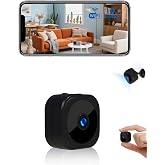 AOBOCAM Mini Security Camera 1080P WiFi Rechargeable, Night Vision | Motion Detection, Bluetooth App Control, 24/7 Cycle Recording, Indoor Cam for Home, Office Pet &amp; Baby Monitor