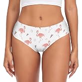 vvfelixl Pizza Cartoon Pattern Panties for Women,Women Underwear Cheeky Panties for Women XS