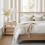 MRTREES Beige Blackout Curtains 66 Inch Drop 2 Panels 117x167 cm 46x66 view 7