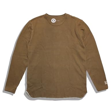 Amazon オーガニックコットン サーマルクルー メンズ Organic Cotton