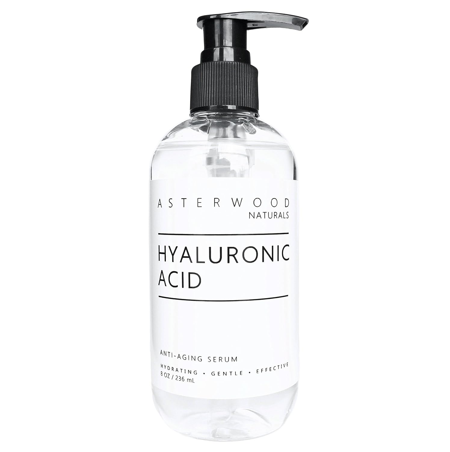 Hyaluronic Acid Serum 8 oz 100 Pure Organic HA Anti Aging, Anti