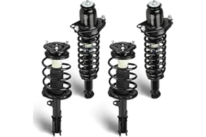 TADAAUTO Front and Rear Complete Struts Assembly Shock Absorber w/Coil Spring Compatible with 2003-2008 Toyota Corolla, Replace 172114 171373L 4Pcs