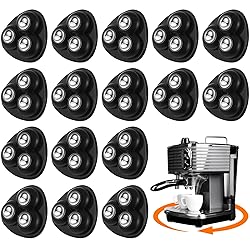 Honoson 24 Pcs Self Adhesive Caster Wheels