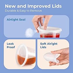 Fit Meal Prep 24 Pack 32 oz Deli Containers with