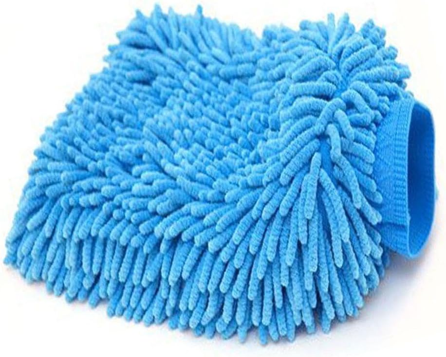 Insasta 2pcs Microfiber Dusting Cleaning Gloves Double sided mitt for Home, Kitchen, Car, Office, Hotel (Assorted Colors)