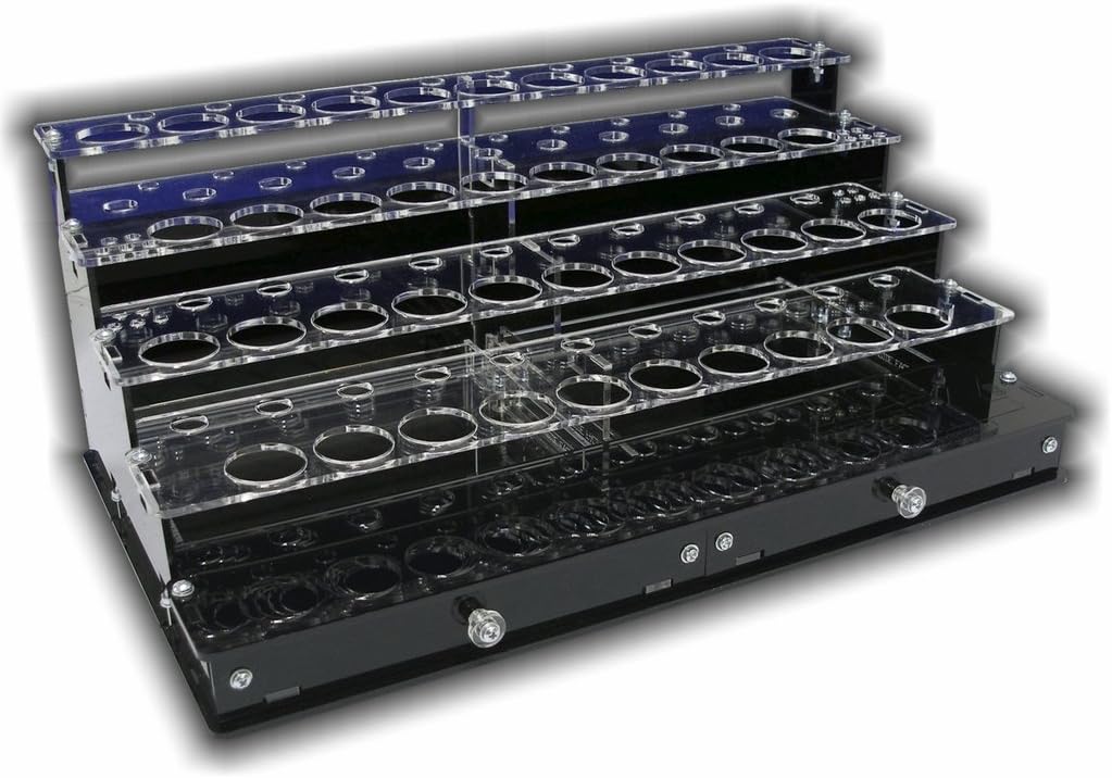 Acrylic Paint Storage 2 Drawer Rack for Vallejo, Army Painter, Reaper