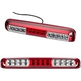 Cxdar Third 3rd Brake Light, LED High Mount Stop Light for 1999-2007 Chevy Silverado GMC Sierra 1500 2500 3500 HD Classic, Rear Center Cab Roof Tail Cargo Lamp, Red Lens