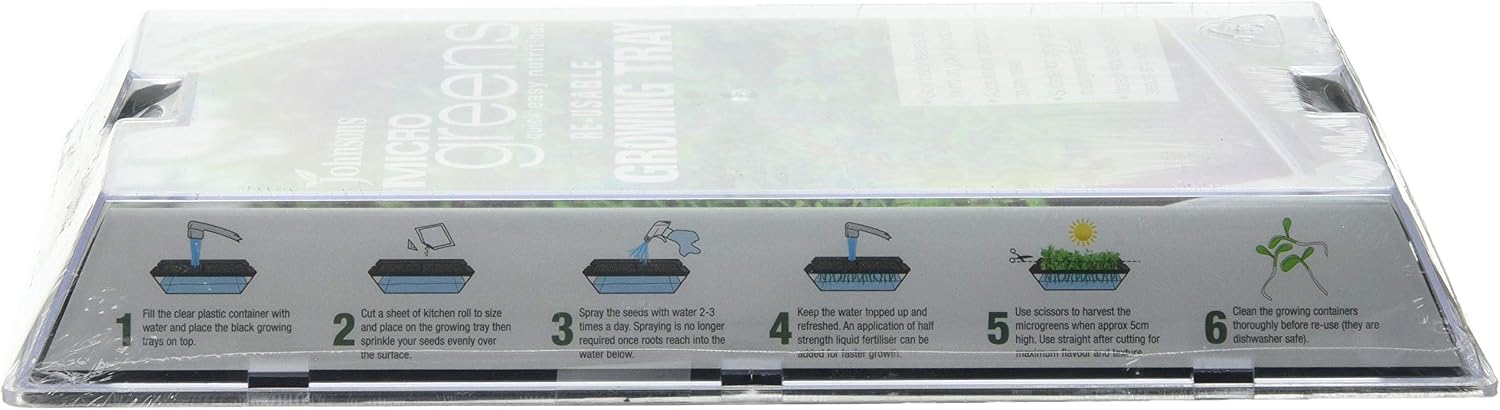 Mr Fothergill's 24725 Microgreens Growing Kit and 3 Packets of Seeds - Green - Image 3