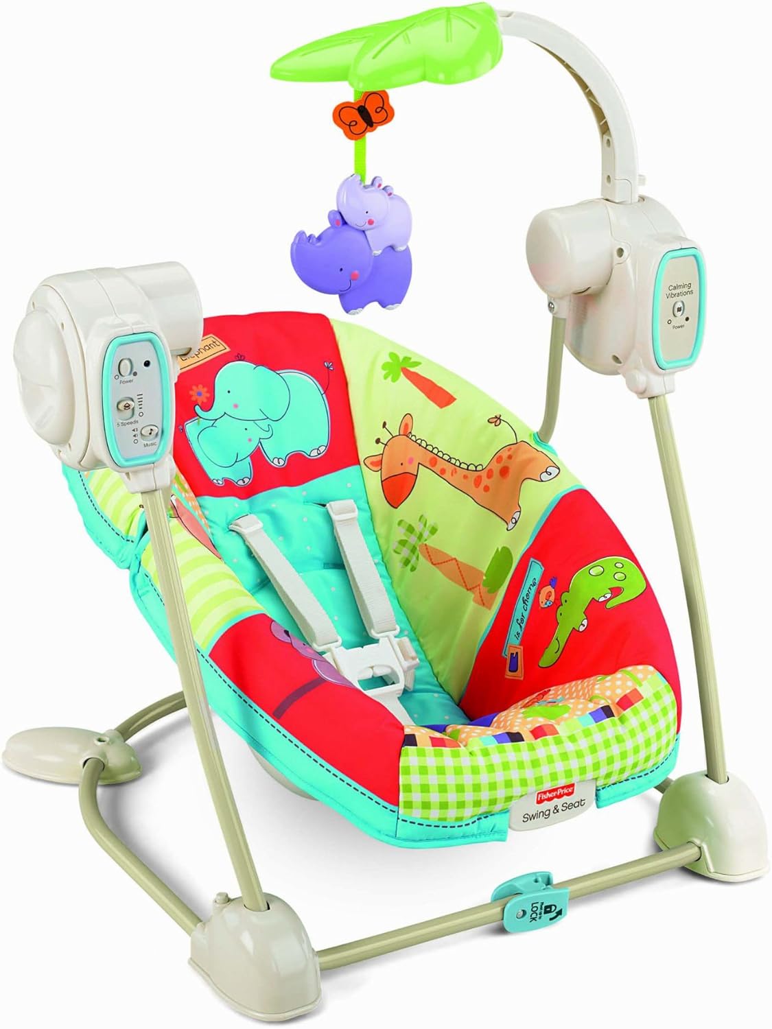 fisher price zoo swing