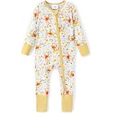 Disney Baby Viscose Made from Bamboo 2-Way Zipper Footie Outfit NB to Inf