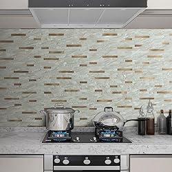 AULIGET 2 Sheets Faux Stone Peel and Stick