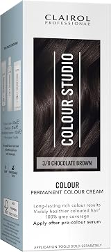 Clairol Colour Studio Permanent Colour Cream Chocolate Brown 3/0 50ML