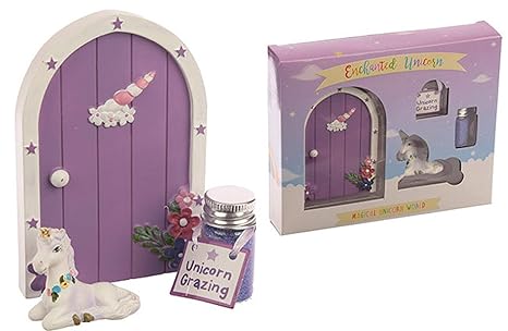 Lila Einhorn Märchen Tür Zauber Glitzer Mädchen Schlafzimmer Magisch Tochter Geburtstagsgeschenk Einhorn Essen