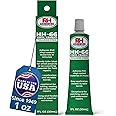 HH-66 Toluene Free Vinyl Cement, 1 oz. Tube - Vinyl Adhesive, Cement Glue, Inflatables, Waterproof, High Strength, RH Adhesives