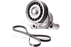 DUGIDALI Drive Belt Tensioner Kit Compatible with Chevy Colorado/Express/Silverado/Suburban, GMC Canyon/Savana/Sierra/Yukon Replaces 12626222, 6PK2370, 12609719