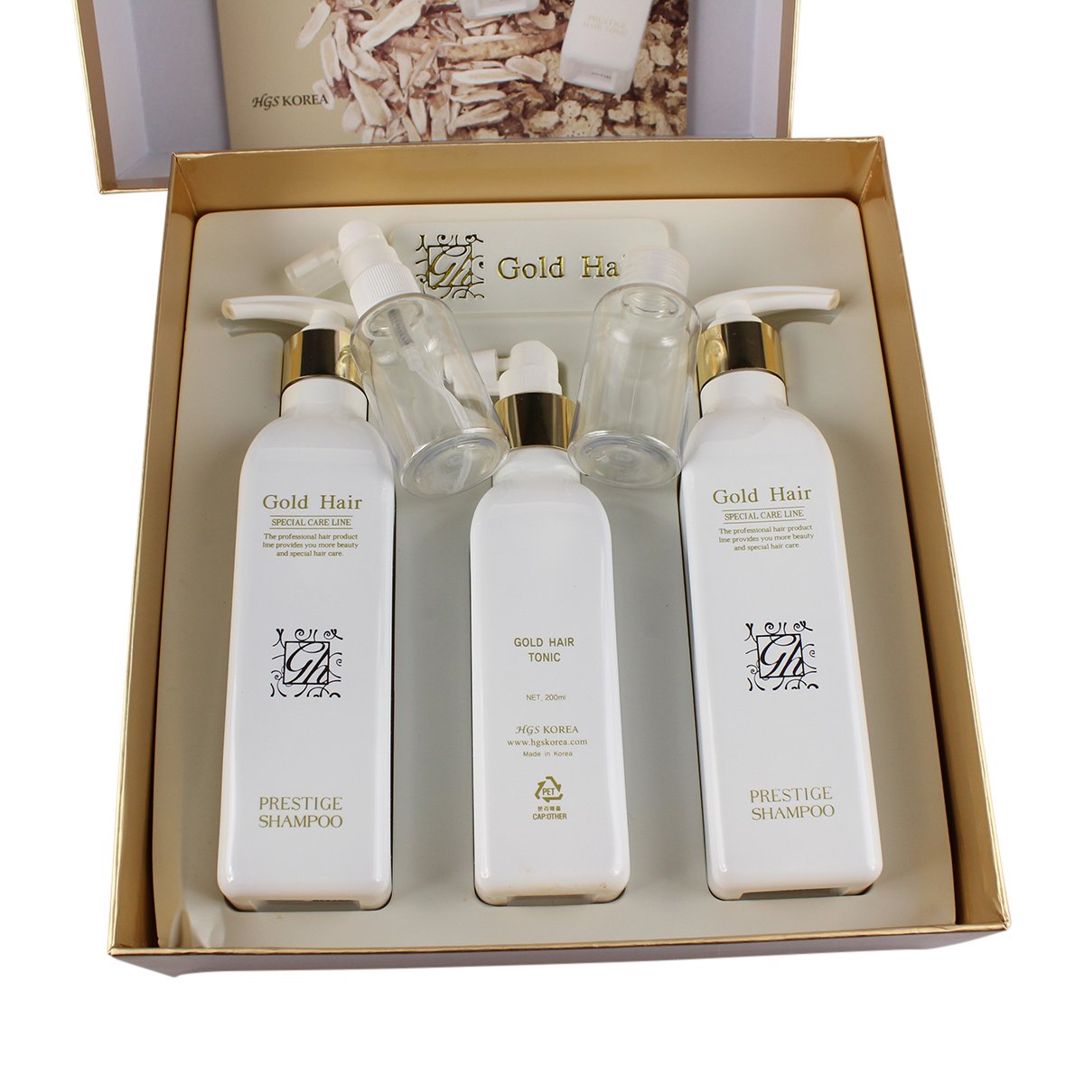 Korean HGS Herbal Hair Loss Fast Regrowth Shampoo 100 Natural Patented