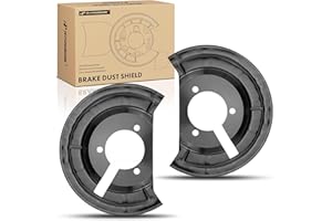 A-Premium Front Driver and Passenger Brake Dust Shield Compatible with Dodge and Ram Models - Ram 1500 2002-2010, 1500 2011-2