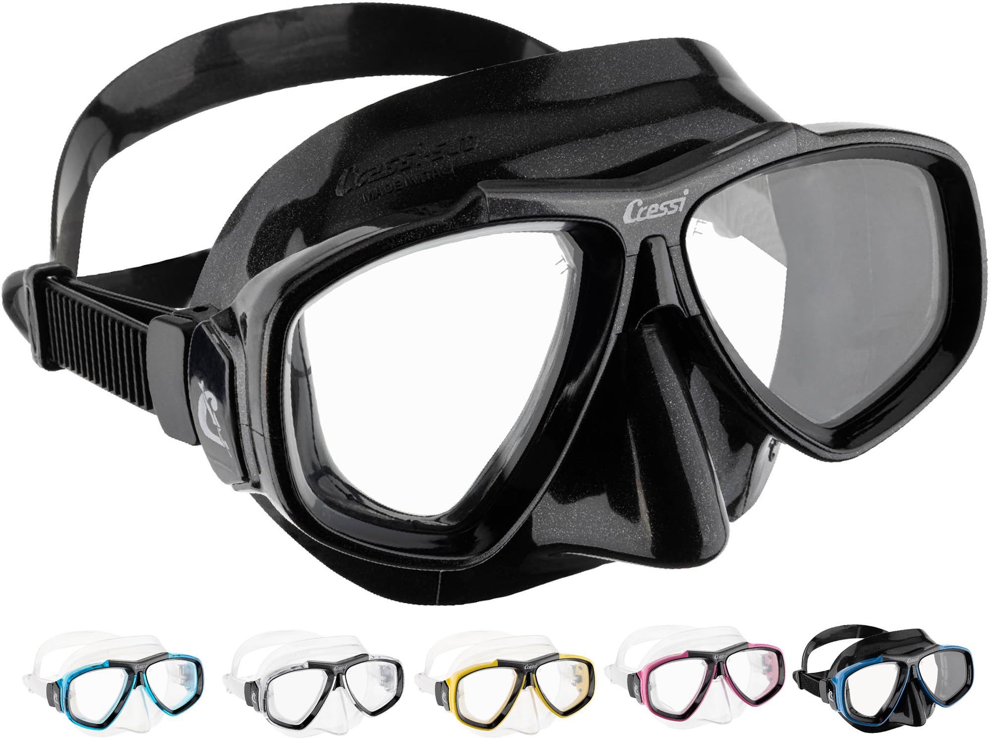Photo 1 of Cressi Focus 2-lens Masks, Black