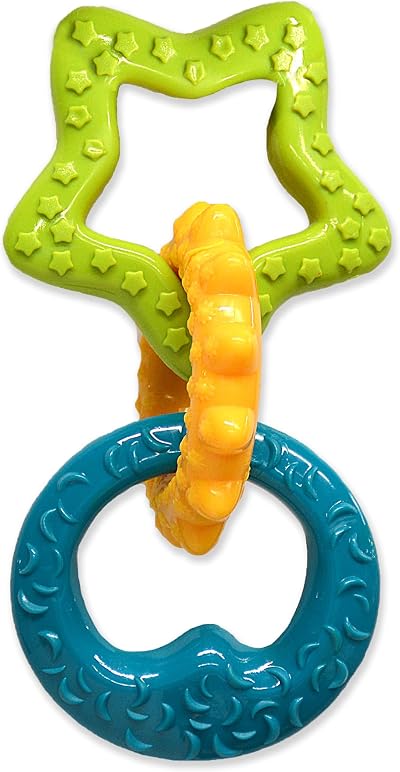 Nylabone Gentle Puppy Teething Rings Bacon Flavor Small up to 11 kg