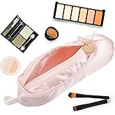 Tucnoeu Ballet Shoe Makeup Bag,Ballerina Slipper Make up Pouch Bag,pink Portable Bow Make up Bags Small Cosmetic Bag Mini Makeup Bag Dance Bag for Girls
