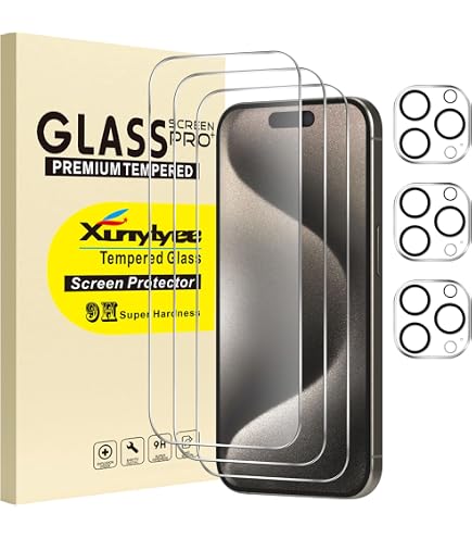 SURPHY 3 Pack Vetro Temperato Compatibile con iPhone 14 Pro Max (6.7), Ultra Trasparente Screen Protector, HD Clear Tempered Glass Designed for iPhone 14 Pro Max 2022