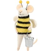 Primitives by Kathy Collectible Critter - Halloween Bee Mouse, Coordinate with Our Other Collectible Critters/Figurines for a Delightful/Seasonal Display