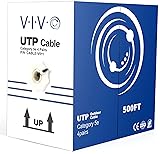 VIVO Waterproof 500ft Bulk Cat5e Wire, CCA Ethernet