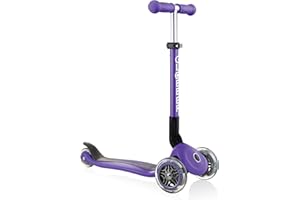 Globber Junior Foldable | 3 Wheel Scooter | Toddler Scooter | Kick Scooter | Kids Outdoor Toys | Foldable Kick Scooter for Ki